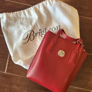 Brighton Ferrara Red Mini Leather Bag